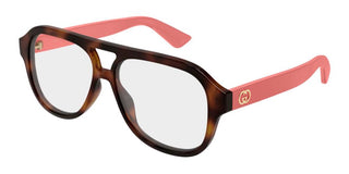 Gucci GG2192O women Havana Pilot Eyeglasses