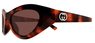 Gucci GG2201S women Havana Cat Eye Sunglasses