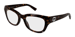 Gucci GG2202O women Havana Geometric Eyeglasses