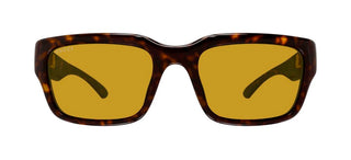 Gucci GG2240S men Havana Squared Sunglasses