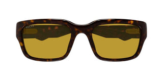 Gucci GG2240S men Havana Squared Sunglasses