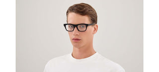 Gucci GG2244O men Black Squared Eyeglasses