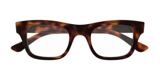 Gucci GG2244O men Havana Squared Eyeglasses