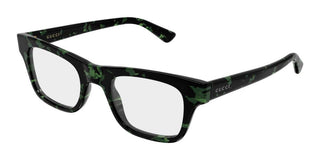 Gucci GG2244O men Green Squared Eyeglasses