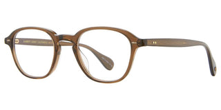 Garrett Leight Gilbert Unisex Brown Geometric Eyeglasses
