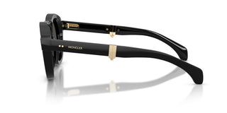 Moncler Glisse Me6019u Unisex Black Round Sunglasses