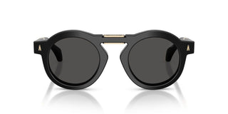 Moncler Glisse Me6019u Unisex Black Round Sunglasses