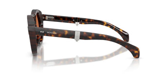 Moncler Glisse Me6019u Unisex Havana Round Sunglasses