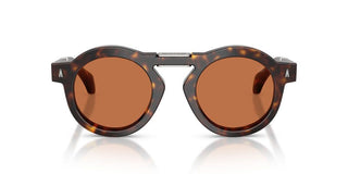 Moncler Glisse Me6019u Unisex Havana Round Sunglasses