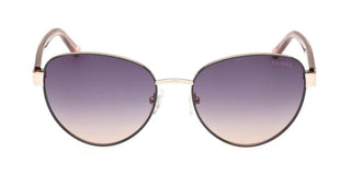 Guess Gu00101 Unisex Grey Round Sunglasses