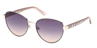 Guess Gu00101 Unisex Grey Round Sunglasses