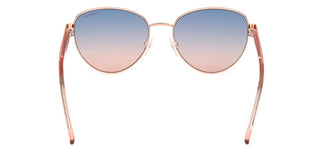 Guess GU00101 unisex Gold Round Sunglasses