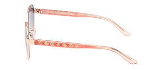 Guess GU00101 unisex Gold Round Sunglasses