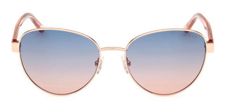 Guess GU00101 unisex Gold Round Sunglasses