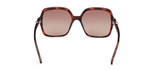 Guess Gu00190 Women Havana Squared Sunglasses