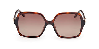 Guess Gu00190 Women Havana Squared Sunglasses