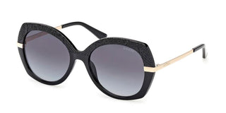 Guess Gu00215 Unisex Black Squared Sunglasses
