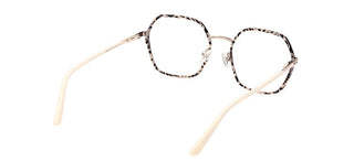 Guess Gu2912 Unisex Rose Gold Geometric Eyeglasses