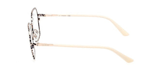 Guess Gu2912 Unisex Rose Gold Geometric Eyeglasses