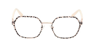 Guess Gu2912 Unisex Rose Gold Geometric Eyeglasses