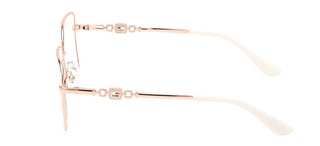 Guess Gu2953 Unisex Rose Gold Squared Eyeglasses