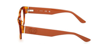 Guess Gu50304 Unisex Havana Rectangle Eyeglasses