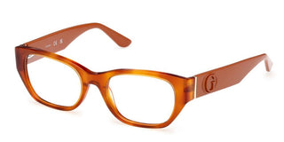 Guess Gu50304 Unisex Havana Rectangle Eyeglasses