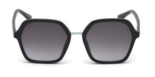 Guess Gu7557 Women Black Butterfly Sunglasses