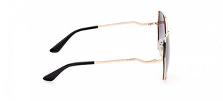 Guess Gu7843 Unisex Rose Gold Squared Sunglasses