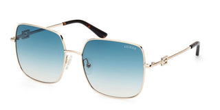 Guess Gu7906-h Unisex Gold Squared Sunglasses