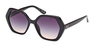 Guess Gu8292 Unisex Black Geometric Sunglasses