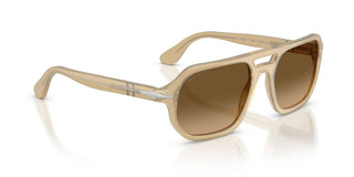 Persol Guido Po 3393s Unisex Brown Pilot Sunglasses