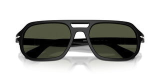 Persol Guido Po 3393s Unisex Black Pilot Sunglasses