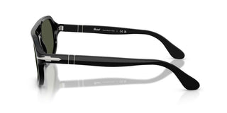 Persol Guido Po 3393s Unisex Black Pilot Sunglasses