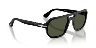 Persol Guido Po 3393s Unisex Black Pilot Sunglasses