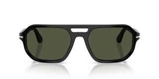 Persol Guido Po 3393s Unisex Black Pilot Sunglasses