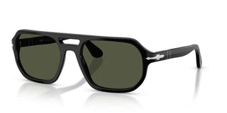 Persol Guido Po 3393s Unisex Black Pilot Sunglasses