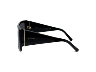 GIVENCHY SQUARE GV40126I unisex Black Shield Sunglasses