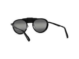Vuarnet Glacier 01 Men Black Round Sunglasses