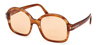 Tom Ford HANLEY FT 1034 women Brown Butterfly Sunglasses