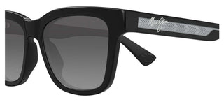 Maui Jim Hanohano Mj0644s Unisex Black Squared Sunglasses