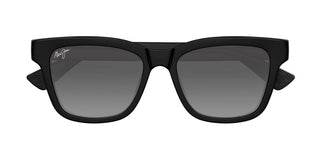 Maui Jim Hanohano Mj0644s Unisex Black Squared Sunglasses