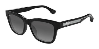 Maui Jim Hanohano Mj0644s Unisex Black Squared Sunglasses