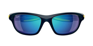 Maui Jim HAULANI MJ0349S men Grey Oval Sunglasses