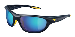Maui Jim HAULANI MJ0349S men Grey Oval Sunglasses