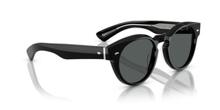 Oliver Peoples Hayton Ov 5571su Unisex Black Round Sunglasses