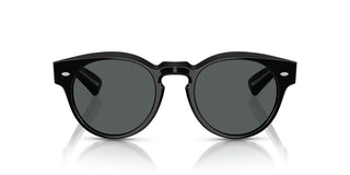 Oliver Peoples Hayton Ov 5571su Unisex Black Round Sunglasses