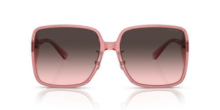Coach Hc 8368d Women Pink Squared Sunglasses