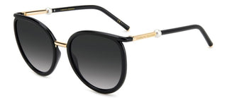 Carolina Herrera HER 0077/S women Black Round Sunglasses