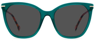 Carolina Herrera HER 0091/S women Green Cat Eye Sunglasses